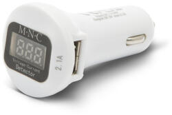 MNC Autós USB adapter, Volt / Amper mérő. 55054WH (55054WH)