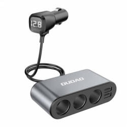 Dudao Extensie Bricheta Dudao R1 Pro 3 Iesiri 2 x USB-A Afisaj Negru (ad/aut//Dud/R1Pro/3priz/n/bl)