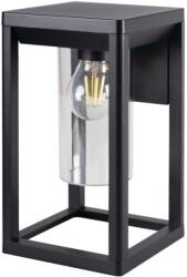 Kanlux kerti lámpatest E27 foglalattal, 270 mm, IP44, szögletes, fekete színű, alumínium házú, VIMO (34980)