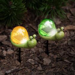 Garden of Eden Leszúrható szolár - csiga - fehér LED - 10 x 6 x 15 cm Garden of Eden 11751C (11751C)