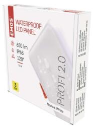 EMOS LED panel VIXXO beépíthető, 7, 5W, 650lm, IP65 term. fehér (ZV2122) (ZV2122)