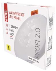 EMOS LED panel VIXXO beépíthető, 13.5W, 1250lm, IP65 természetes fehér (ZV1142) (ZV1142)