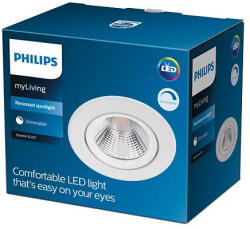 Philips Süllyesztett halogén LED SPARKLE 5W 2700K szabályozható kerek fehér PHILIPS (8718699755683)