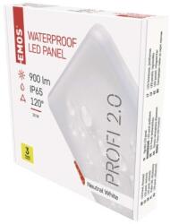 EMOS LED panel VIXXO beépíthető, 10W, 900lm, IP65 természetes fehér (ZV2132) (ZV2132)