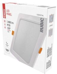 EMOS LED felületi lámpatest RUBIC, kerek, fehér, 18W, természetes fehér (ZD2442) (ZD2442)