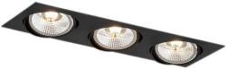 Argon Argon 6116 - Beépíthető lámpa OLIMP 3xGU10-AR111/12W/230V fekete AR6116 (AR6116)