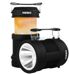 NEBO NE6908 - NEBO NE6908 Big Poppy, PowerBank és lámpás, 300 lm, lámpás és reflektor, 3 funkció, dimmerelhető, 2600 mAh
