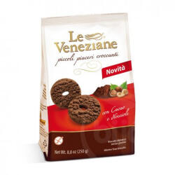 Le Veneziane keksz mogyorós és kakaós 250 g - biopanda