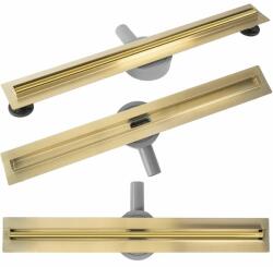 Rea Set rigola pentru dus plus capac auriu Rea Neox Slim Pro 60 cm (REA-G2717)