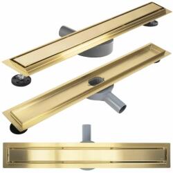 Rea Set rigola pentru dus plus capac auriu periat Rea Neox Pro 60 cm (REA-G2701)