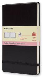 Moleskine Notesz sima MOLESKINE ARTMM804 ''L'' fekvõ keményfedeles watercolour fekete (7490153000)