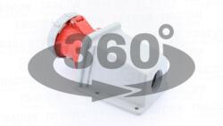 TRACON Priza industriala aparenta TICS-145 125A, 400V, 3P+N+E, 6h, IP67 (TICS-145)