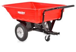 HECHT 53080 utánfutó, szállító kocsi fűnyíró traktorhoz, 200 liter, max: 300kg, vonószerkezet nélkül (HECHT53080)