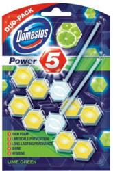 Domestos WC frissítő blokk, 2 db-os, DOMESTOS Power 5, lime (KHT538) (69639808)