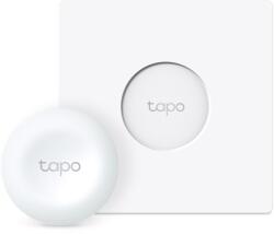 TP-Link Смарт превключвател TP-Link Tapo S200D, универсален монтаж, включване/изключване на осветление, димер, Wi-Fi, работи с батерия 1x CR2032, бял (Tapo S200D)