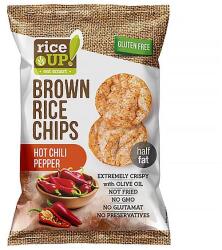 RiceUP! Rizschips RICE UP csípős chilis 60g - mystock