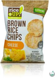 RiceUP! Sajtos ízesítésű barna rizs chips 60 g
