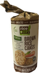 RiceUP! fekete rizses puffasztott szelet natúr 120 g - biopanda