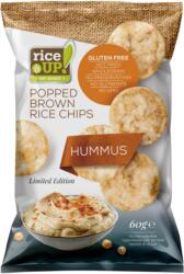 RiceUP! Hummus ízesítésű barna rizs chips 60 g