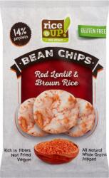 RiceUP! Eat Smart teljes kiőrlésű gluténmentes barna rizs chips vöröslencsével 60 g