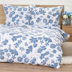 4Home Lenjerie de pat din bumbac 4Home Blue Meadow , 140x 220 cm, 70 x 90 cm, 140 x 220 cm, 70 x 90 cm