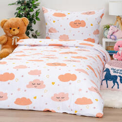 4home Lenjerie de pat din bumbac 4Home Pink Clouds, 140 x 200 cm, 70 x 90 cm Lenjerie de pat