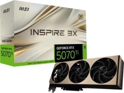 MSI GeForce RTX 5070 Ti INSPIRE 3X OC PLUS 16GB GDDR7 256bit Placa video