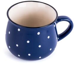 4home Dots kerámia bögre 230 ml, kék, kék, 230 ml