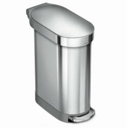simplehuman pedálos szemetes Slim 45 l, rozsdamentes acél