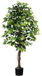 4-Home Művirág Ficus benjamin, 160 cm, zöld