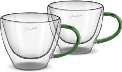 Lamart LT9115 2 részes cappuccino pohárkészletVaso, 190 ml, zöld, zöld