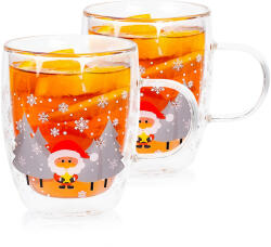 4home Hot&Cool Mug Santa thermo pohár 270 ml, 2 db