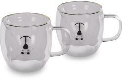 Lamart LT9125 2 részes Bear Vaso pohárkészlet, 250ml, átlátszó