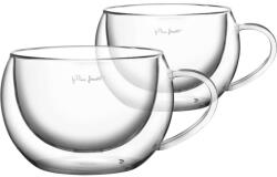 Lamart LT9012 Cappuccino Vaso pohárkészlet, 270ml, 2 db, átlátszó