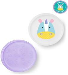 Skip Hop csúszásgátlós tányér lapos 2db-os Unikornis