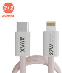 AVAX CB611P MAGNETY 27W 1m USB-C - Lightning adat- és töltőkábel (AVAX CB611P)