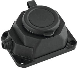 Starke Cuplă pentru ștecher CP Starke 16A neagră, cu capac, pentru exterior IP44 (ST01432)
