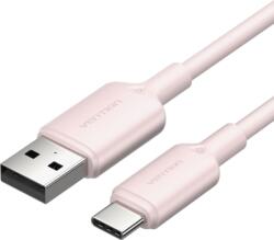 Vention - USB-A 2.0/M -> USB-C/M, 2m, (pink), kábel - CTQPH (CTQPH)