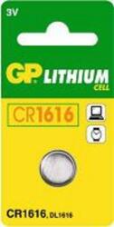 GP Batteries CR1616 Lítium Gombelem 1db/csomag CR1616 / B15601 (CR1616 / B15601)