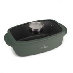 Berlinger Haus Matte Green Collection pecsenyesütő fedővel és aroma gombbal (BH/8775)