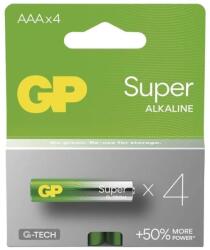 GP Batteries AAA Alkáli Elem 4db/csomag B01114 (B01114)