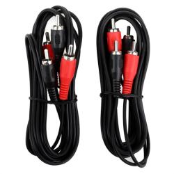 Electronic-Star Cinch kábel 2x 1, 5 m RCA kábel (CJ-253-1.5M/2PCSET) (CJ-253-1.5M/2PCSET)