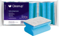Qleanup Kék szivacs csomag fehér súroló betéttel nagy méretben (6 db) - QLEANUP