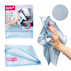 YORK Mikroszálas ablaktörlő rongy 30 x 30 cm 1 db - YORK (026150)