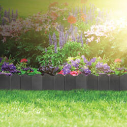 Garden of Eden Virágágyás szegély / kerítés - 15 x 14 cm - fekete - 20 db / csomag (11468P) - tipparuhaz