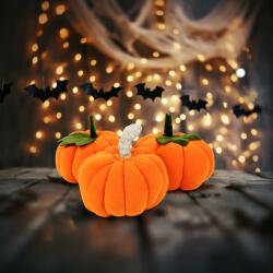 Family Halloween-i tök dekoráció - 13 x 13 x 14 cm - 3 db / csomag (58339) - tipparuhaz