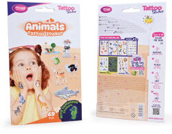 TyToo Állatos tetoválás matrica szett - 69 db / csomag (TY50269) - tipparuhaz