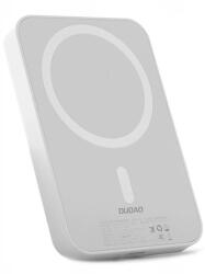 Dudao Baterie Externa Wireless Dudao K26, 10000mAh, 20W, PD + FQI, 1 x QI - 1 x USB-C, Alba - evomag