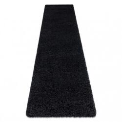 My carpet company kft Szőnyeg, futószőnyeg soffi shaggy 2cm fekete -60x100 cm (AF202)