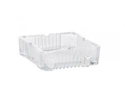 Excellent Houseware Kiváló Háztartási hamutartó, üveg, 10x10x3, 5 cm, átlátszó (KO-YE6000190)